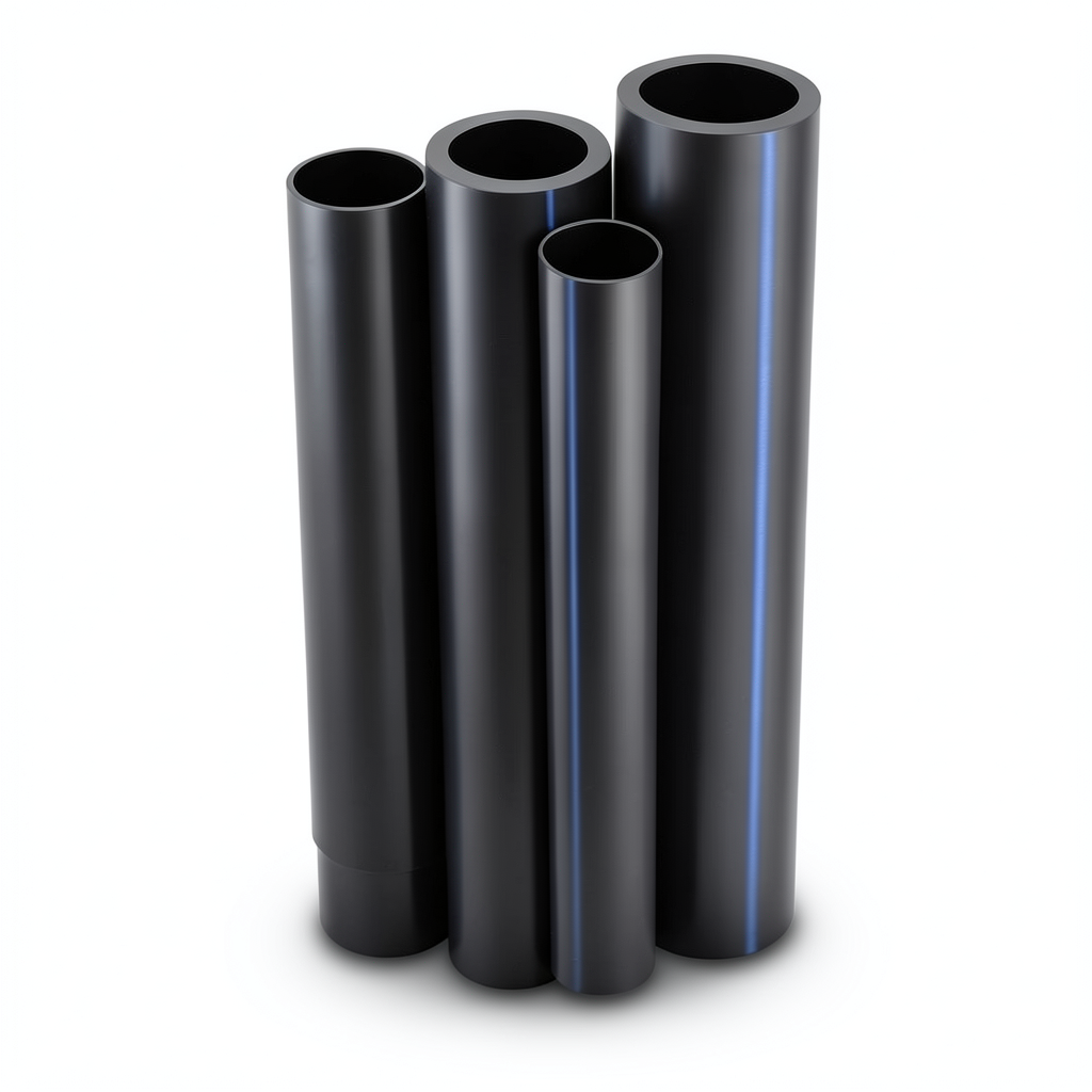 مواسير HDPE نيبروبلاست PE 80 ضغط 8 بار قطر خارجي 160 مم سمك 9.5 مم لون اسود | نيبروبلاست