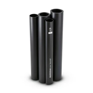 مواسير HDPE نيبروبلاست PE 80 ضغط 8 بار قطر خارجي 180 مم سمك 10.7 مم لون اسود | نيبروبلاست