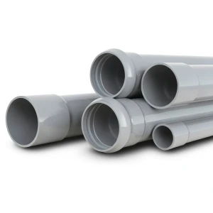 UPVC Pipes Nominal Pressure 6 Bar Outside Diameter 225 mm Thickness 6.6 mm Gray