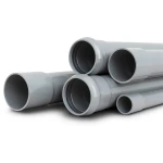 UPVC Pipes Nominal Pressure 6 Bar Outer Diameter 355 mm Thickness 10.4 mm Gray