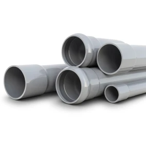UPVC Pipes Nominal Pressure 6 Bar Outside Diameter 400 mm Thickness 11.7 mm Gray