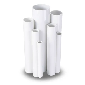 مواسير UPVC ضغط اسمي 15 بار قطر خارجي 26.9 مم سمك 2.5 مم لون أبيض