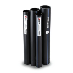 مواسير HDPE PE 80 ضغط 8 بار قطر خارجي 315 مم سمك 18.7 مم أسود | نيبروبلاست