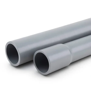 UPVC Pipes Sewage/Drainage System Nominal Pressure 10 Bar 32 mm OD 1.6 mm Thickness Gray