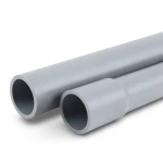 انابيب UPVC لانظمة الصرف الصحي ضغط 10 بار قطر خارجي 40 مم سمك 1.9 مم لون رمادي