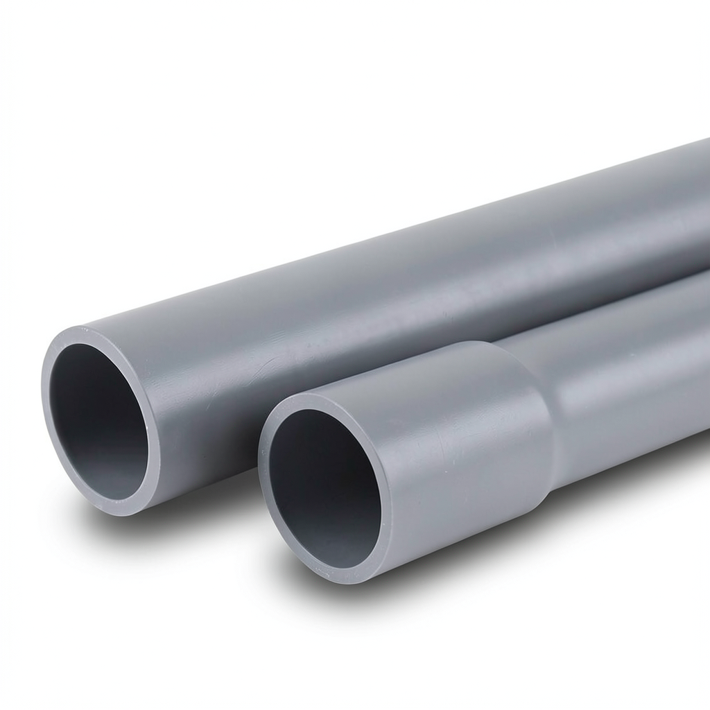 UPVC Pipes Sewage/Drainage System Nominal Pressure 10 Bar Outside Diameter 50 mm Thickness 2.4 mm Gray