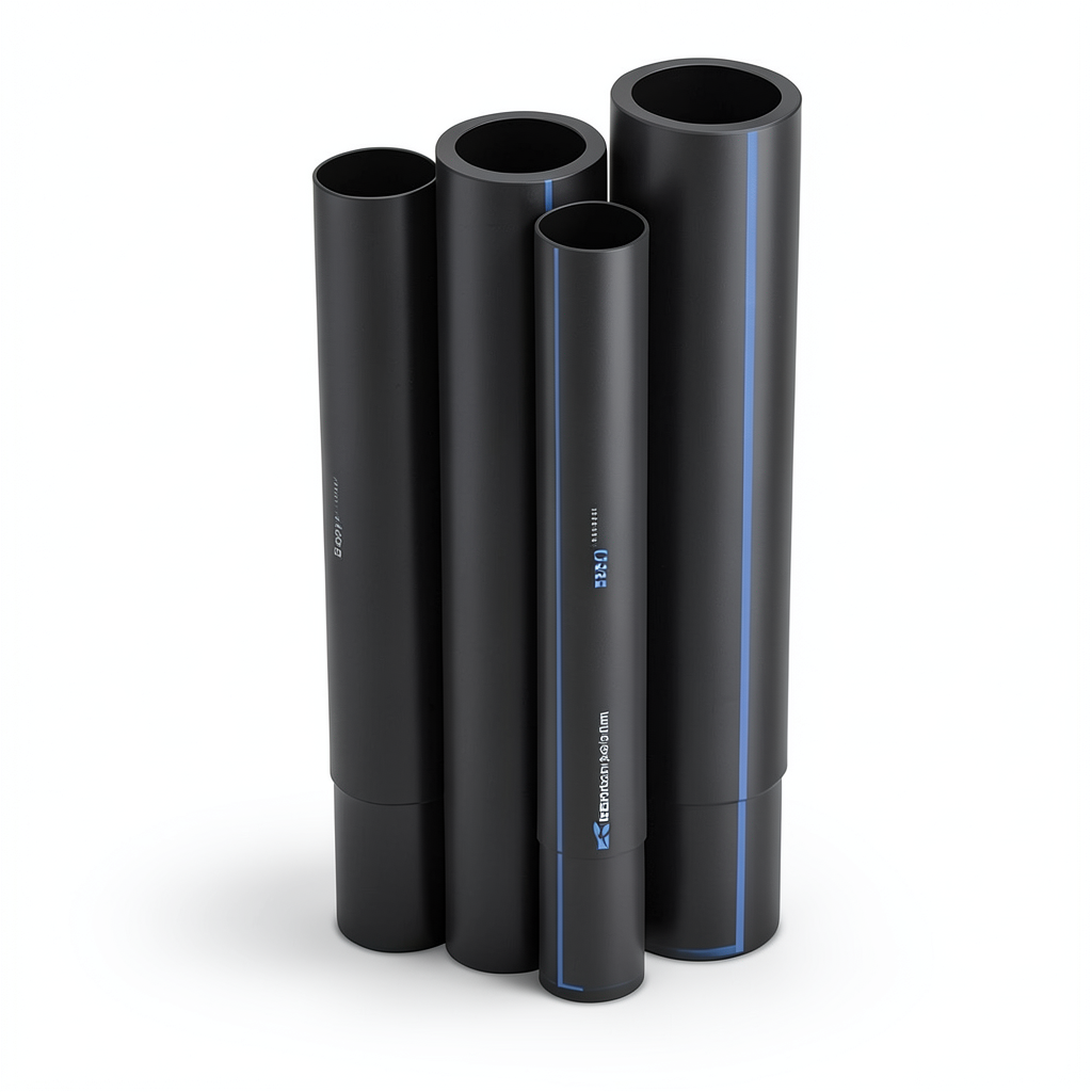 مواسير HDPE PE 80 ضغط 8 بار قطر خارجي 450 مم سمك 26.7 مم لون أسود | نيبروبلاست