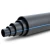 HDPE Polyethylene Pipe 4 Bar Pressure PE 100, 560 mm Diameter SDR 41 Black with Blue Stripes - Image 1