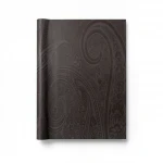 Italian Wallpaper Dark Brown Color Patterned Design, Size 10mx0.73m, Model 275026