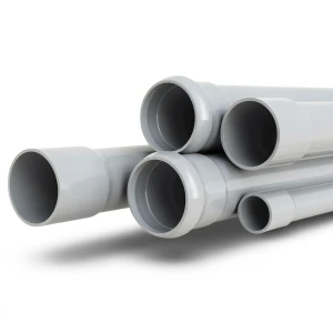 UPVC Pipes Nominal Pressure 6 Bar Outside Diameter 75 mm Thickness 2.2 mm Gray