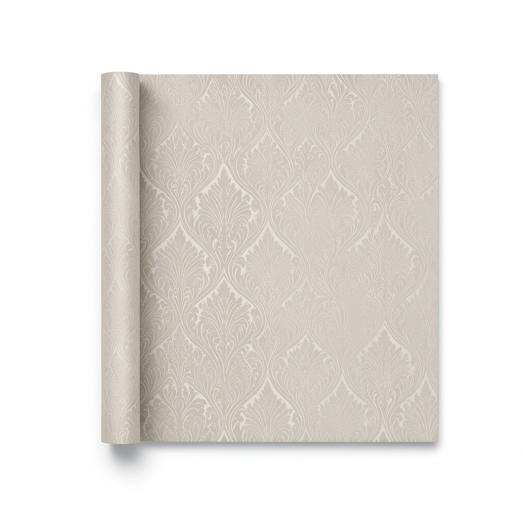 Pattern Wall Covering 10m x 0.73m Beige Color, Model 3958