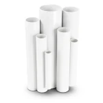مواسير UPVC ضغط 26 بار قطر خارجي 26.6 مم سمك 2.9 مم لون أبيض