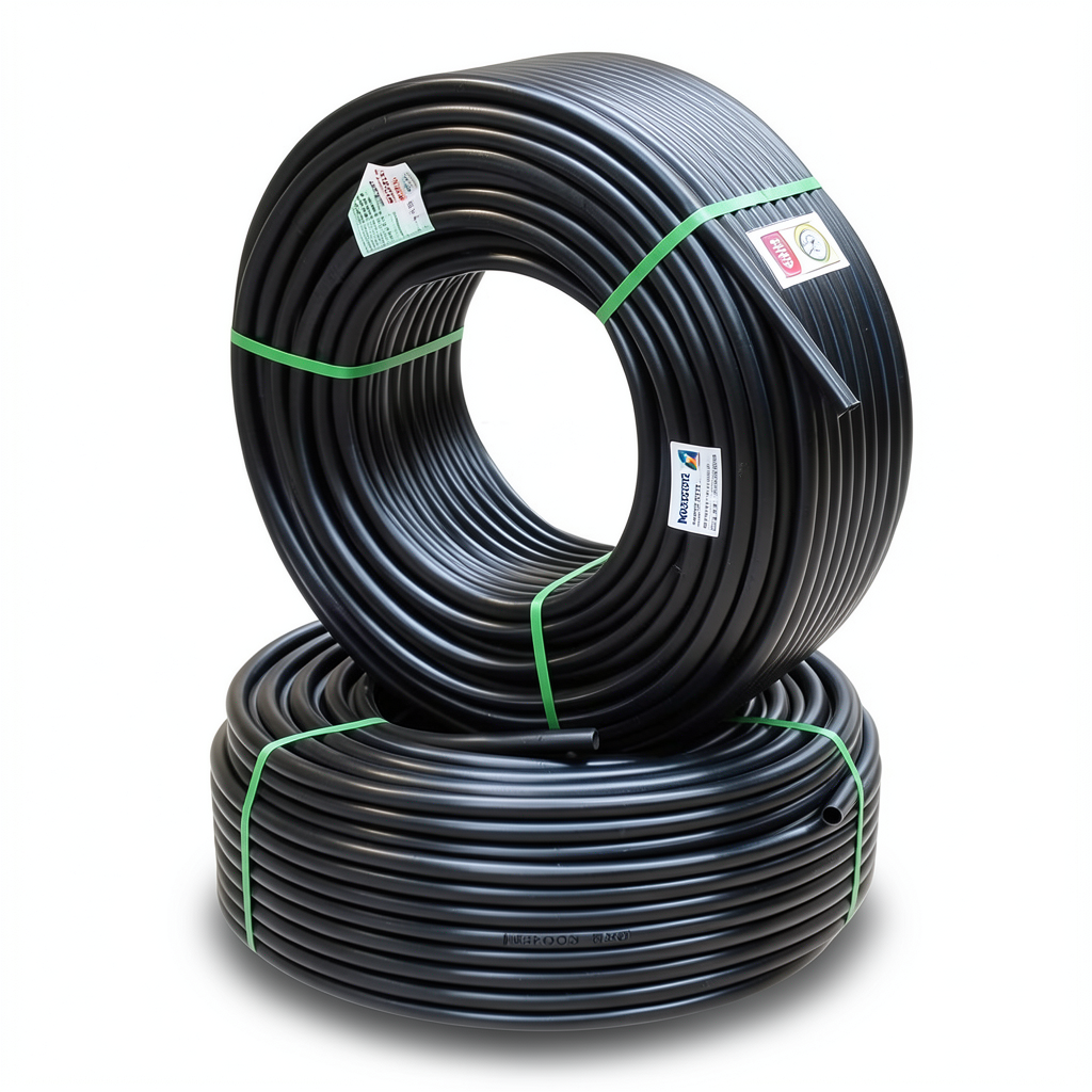 أنابيب HDPE نيبروبلاست PE 80 ضغط 12.5 بار قطر 32 مم سمك 2.9 مم لون أسود | نيبروبلاست