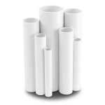 مواسير UPVC مقاس 40 مم سمك 1.9 مم لون أبيض
