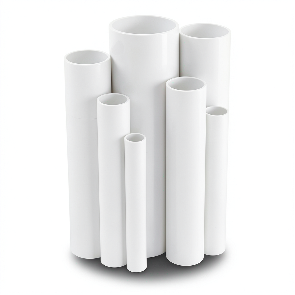 مواسير UPVC مقاس 40 مم سمك 1.9 مم لون أبيض