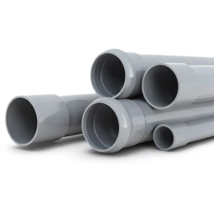 UPVC Pipes Nominal Pressure 6 Bar Outer Diameter 110 mm Thickness 3.2 mm Gray