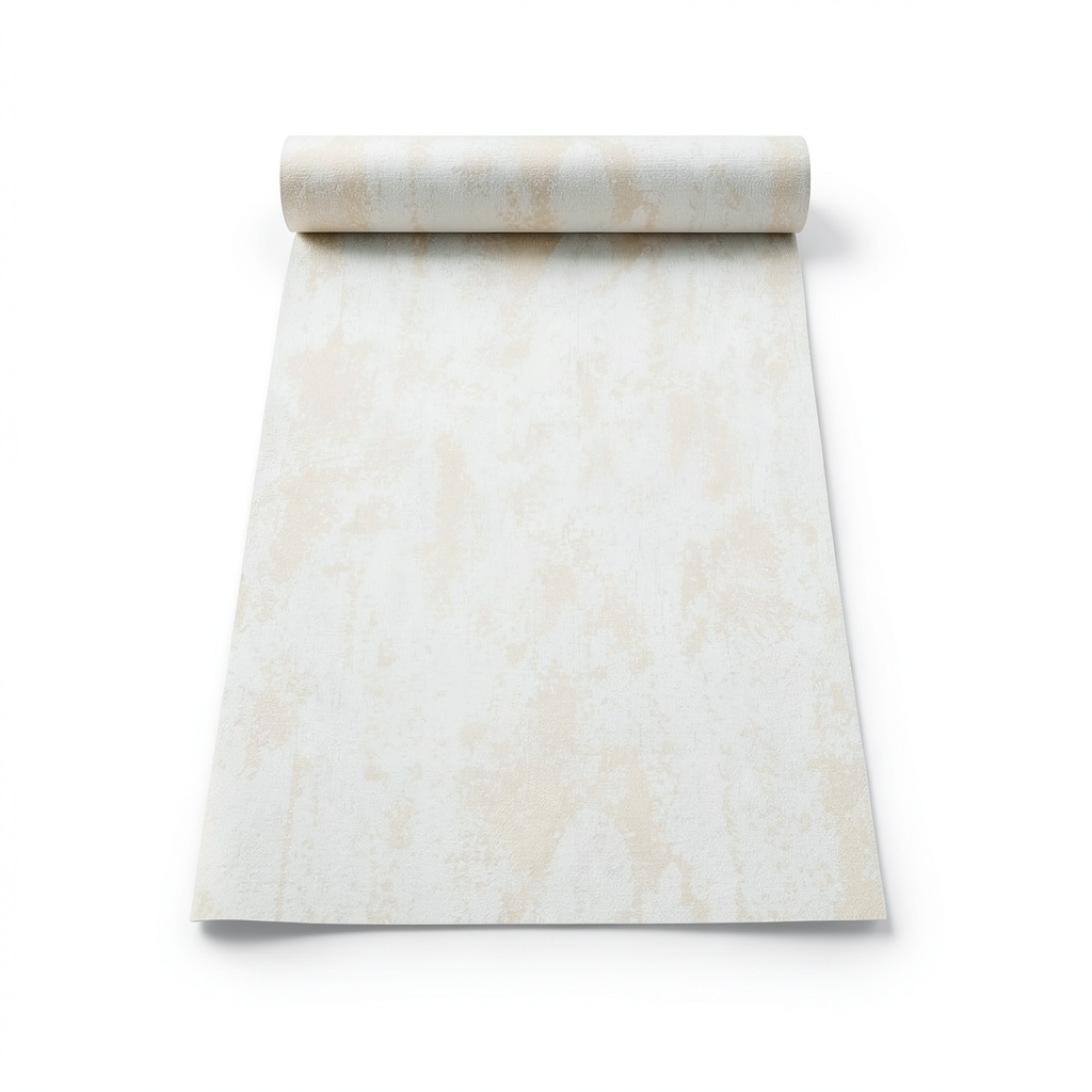 German Patterned Wall Covering 10m x 0.53m Light Beige, Model 1027314