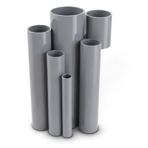 UPVC Pipes 26 Bar Pressure 26.6 mm Diameter 2.9 mm Thickness Gray