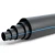 HDPE Plastic Pipe Nominal Pressure 8 Bar PE 80 OD 200 mm SDR 17 Black with Blue Stripes - Image 1