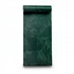 Italian wall covering, dark green color, length 10 m, width 0.73 m, model Z90033