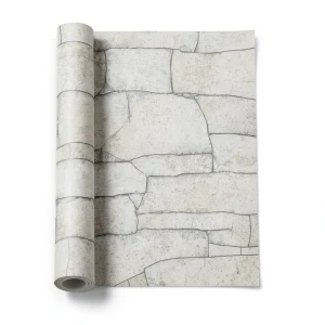 Stone Wall Decoration Pale Beige 10m x 0.53m, Model 1029702