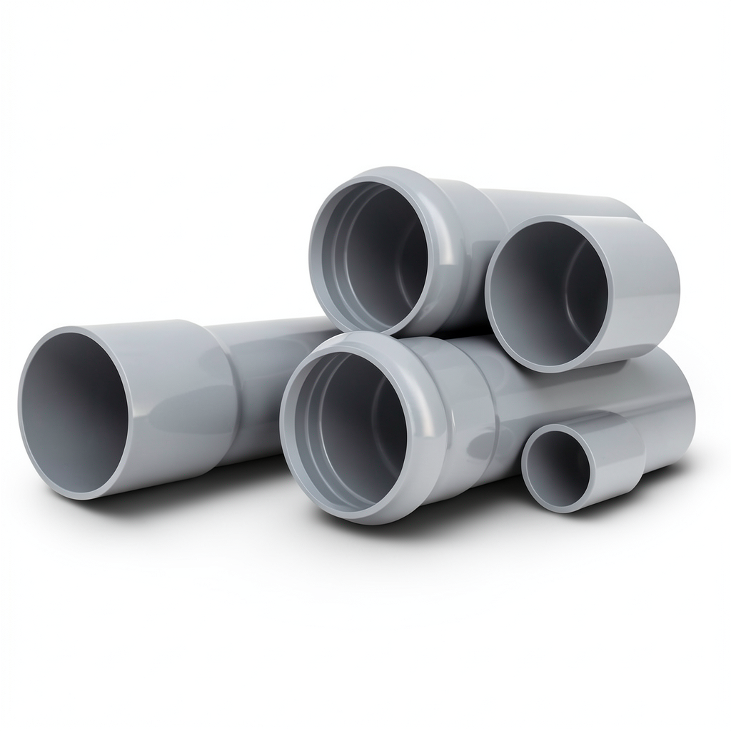 UPVC Pipes Nominal Pressure 6 Bar Outside Diameter 315 mm Thickness 9.2 mm Gray