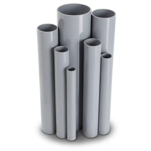 UPVC Pipes Nominal Pressure 15 Bar Outside Diameter 42.1 mm Thickness 2.7 mm Gray