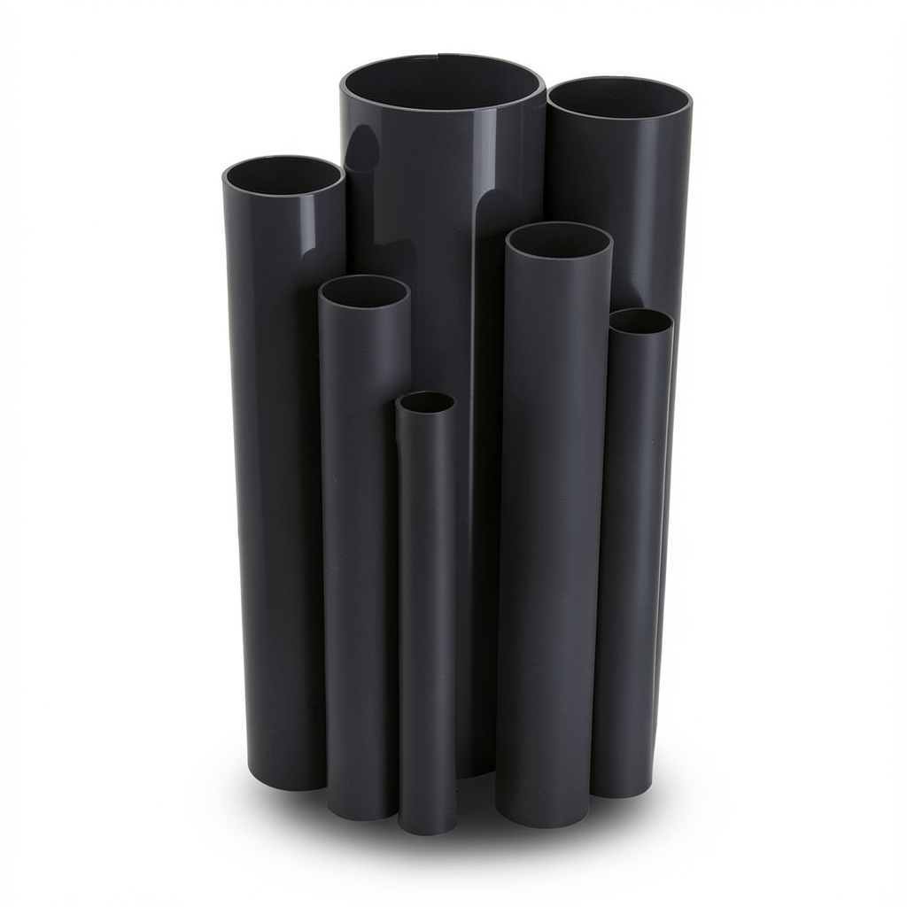 UPVC Pipes Nominal Pressure 15 Bar Outside Diameter 42.1 mm Thickness 2.7 mm Black