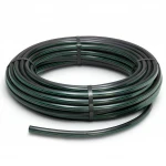 HDPE Plastic Coil Pipe  PN 4 Bar [PE 80] OD 110 mm  SDR 41  Color Black with Green Stripes | Almona Factory