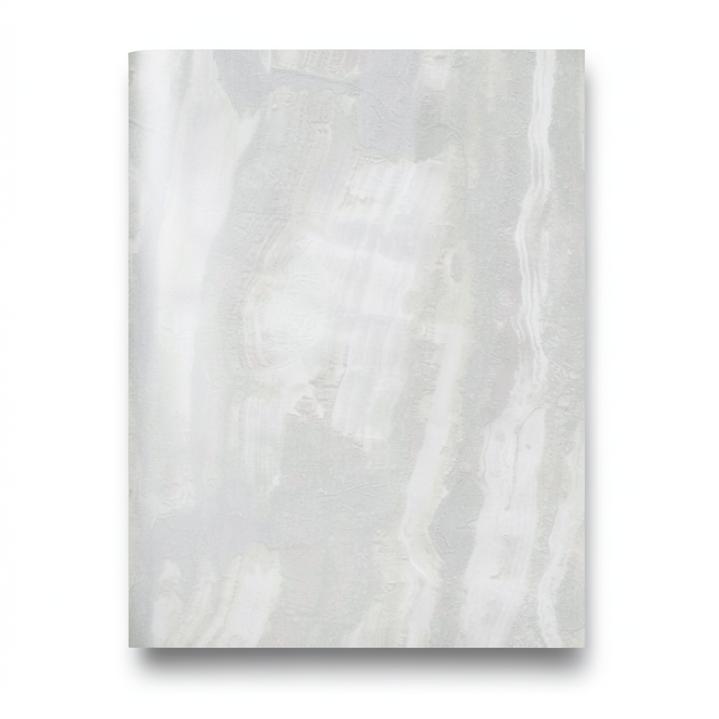 Italian Marble Wallpaper 10m x 1.06m Pale Gray, Model 84635