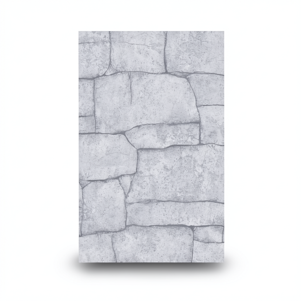 German Stone Wall Covering 10m x 0.53m Light Gray, Model 1029731