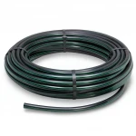 لفة أنابيب HDPE ضغط  4 بار [PE 80] قطر خارجي 140 مم  SDR 41  لون اسود مع خط اخضر | مصنع المنى