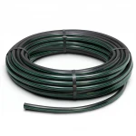لفة أنابيب HDPE ضغط  4 بار [PE 80] قطر خارجي 160 مم  SDR 41  لون اسود مع خط اخضر | مصنع المنى
