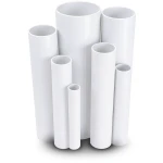 مواسير UPVC مقاس 2 إنش سمك 2.4 مم لون أبيض