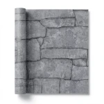 Stone Wallpaper Gray Color 10m x 0.53m, Model 1029747