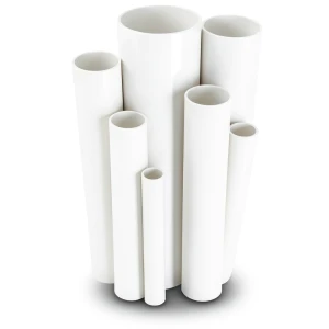 مواسير UPVC ضغط 36 بار قطر خارجي 26.6 مم سمك 3.9 مم لون أبيض