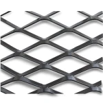 Hot Rolled Black Steel Expanded Metal Mesh 6 mm Thickness 1.22m Width 7m Length