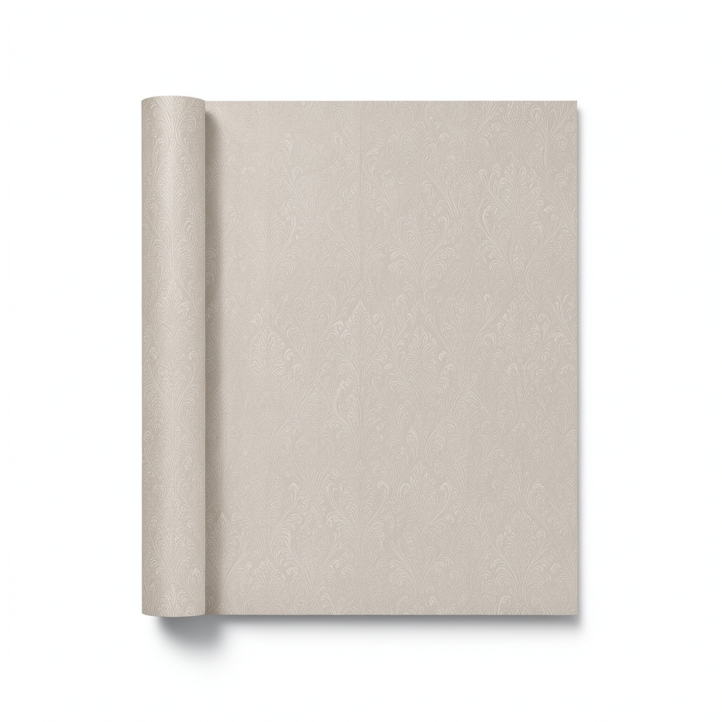 Pattern Wall Covering 10m x 0.73m Beige Color, Model 3958