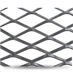 Hot Rolled Steel Expanded Metal Mesh 1.2 mm Thickness 2.44 m Width 1 m Length