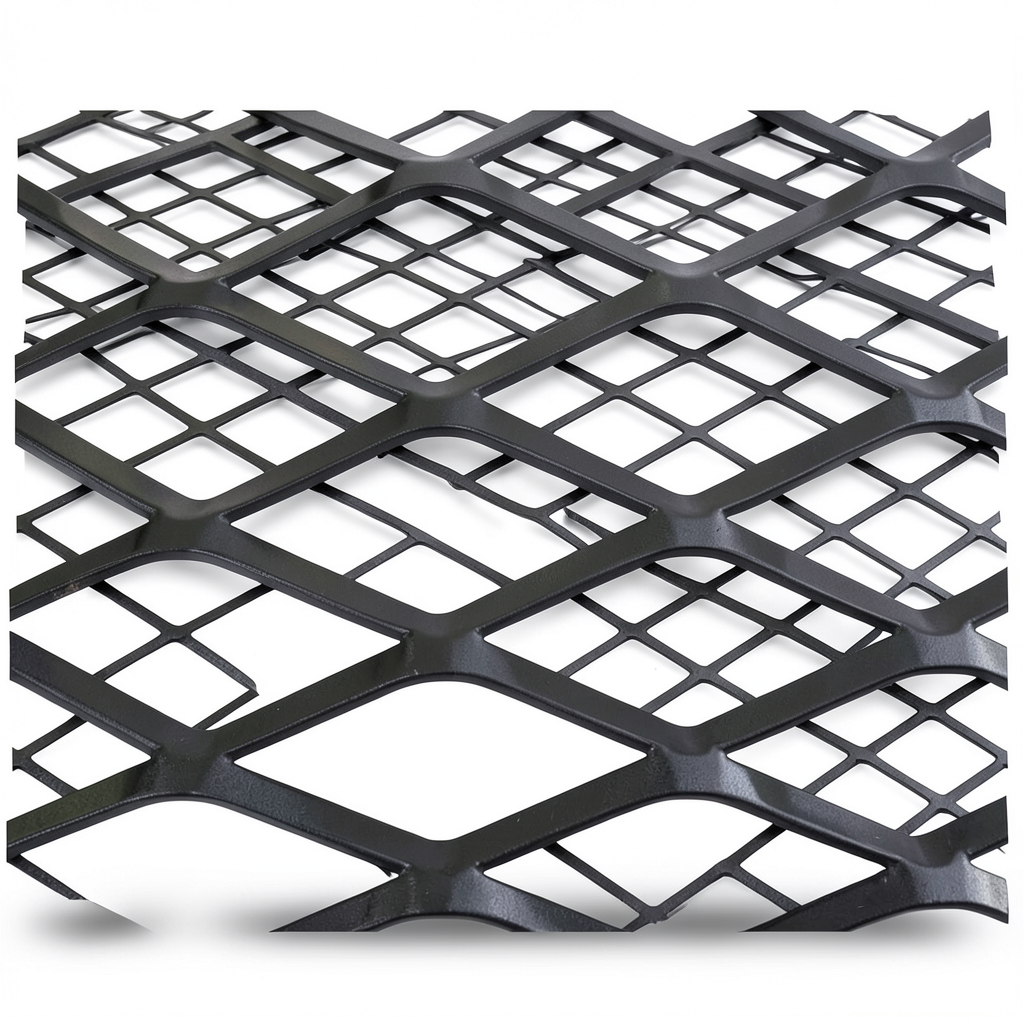 Hot Rolled (Black) Steel Expanded Metal Mesh Thickness 1.7 mm Width 2.44 m Length 1 m