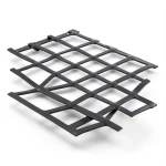 Hot Rolled Black Steel Expanded Metal Mesh Thickness 1.8 mm Width 2.44 m Length 1 m