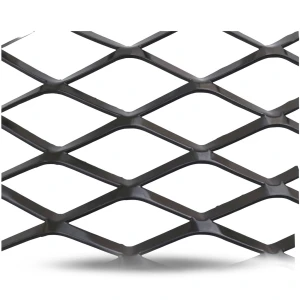 Hot Rolled Black Steel Expanded Metal Mesh Thickness 2.3 mm Width 2.44 m Length 1 m