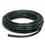 لفة أنابيب بلاستيك HDPE ضغط  4 بار [PE 80] قطر خارجي 110 مم  SDR 41  لون اسود مع خط اخضر | مصنع المنى