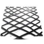 Hot Rolled Black Steel Expanded Metal Mesh Thickness 1.2 mm Width 2.44 m Length 2 m