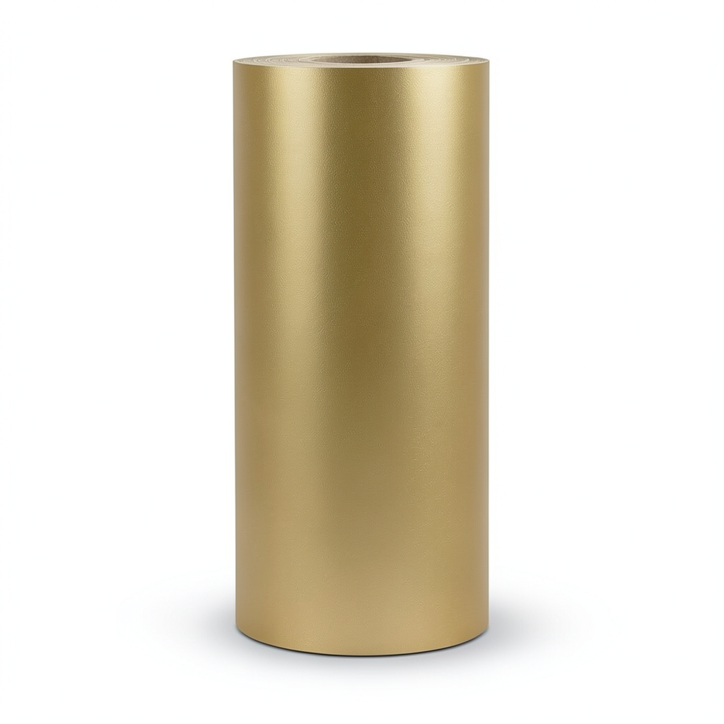 Plain Wallpaper Gold Color 10m x 0.53m, Model 514049