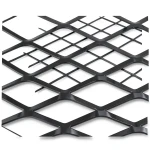 Hot Rolled Black Steel Expanded Metal Mesh Thickness 1.8 mm Width 2.44 m Length 1 m