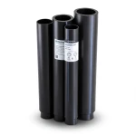 HDPE Pipes PE 80 Pressure 8 Bar Outside Diameter 400 mm Thickness 23.7 mm Black | NEPROPLAST