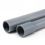 انابيب بلاستيك UPVC لانظمة الرى الوطنى ضغط 16 بار  قطر خارجي 125 مم سمك 9.30 مم لون رمادي