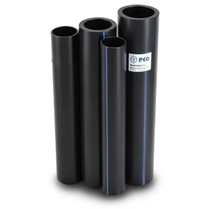 HDPE Pipes PE 80 Pressure 8 Bar Outside Diameter 500 mm Thickness 29.7 mm Black | NEPROPLAST