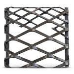 Hot Rolled Steel Expanded Metal Mesh 1.4 mm Thickness 2.44 m Width 1 m Length, Black